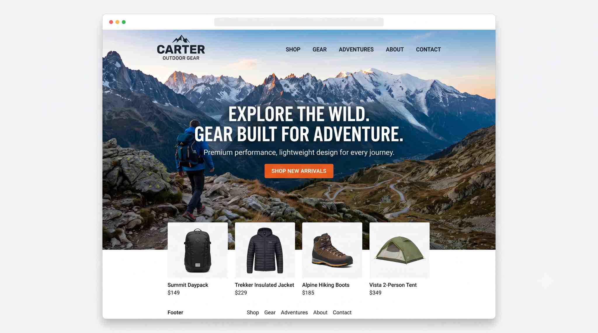 Carter Outdoor Gear